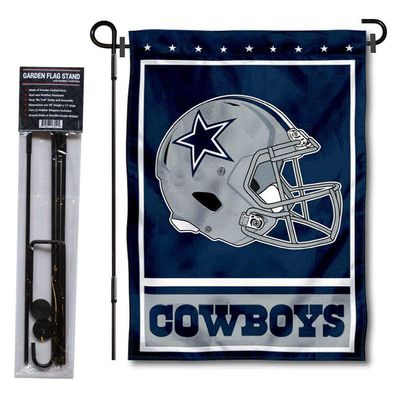 Dallas Cowboys Football Garden Flag and Pole Stand Holder