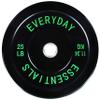 BalanceFrom Color Coded Black Olympic Bumper Plate Weight Plate with Steel Hub, 25LB Pair view 1