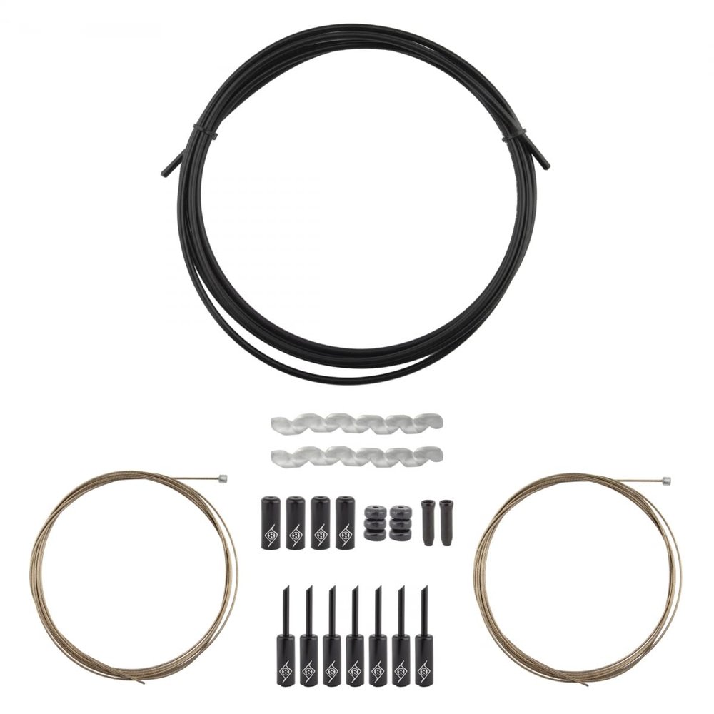 Origin8 Cable Gear Or8 Kit Superslick Compressionless F+R Rd/Mt Bk
