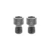 Pure Cycles Pump Adapter Presta Alloy Silver Bag of 2 view 1