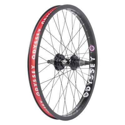 Odyssey Quadrant Rear Wheel - 20", 14 x 110mm, Rim Brake, Freecoaster LHD, Black