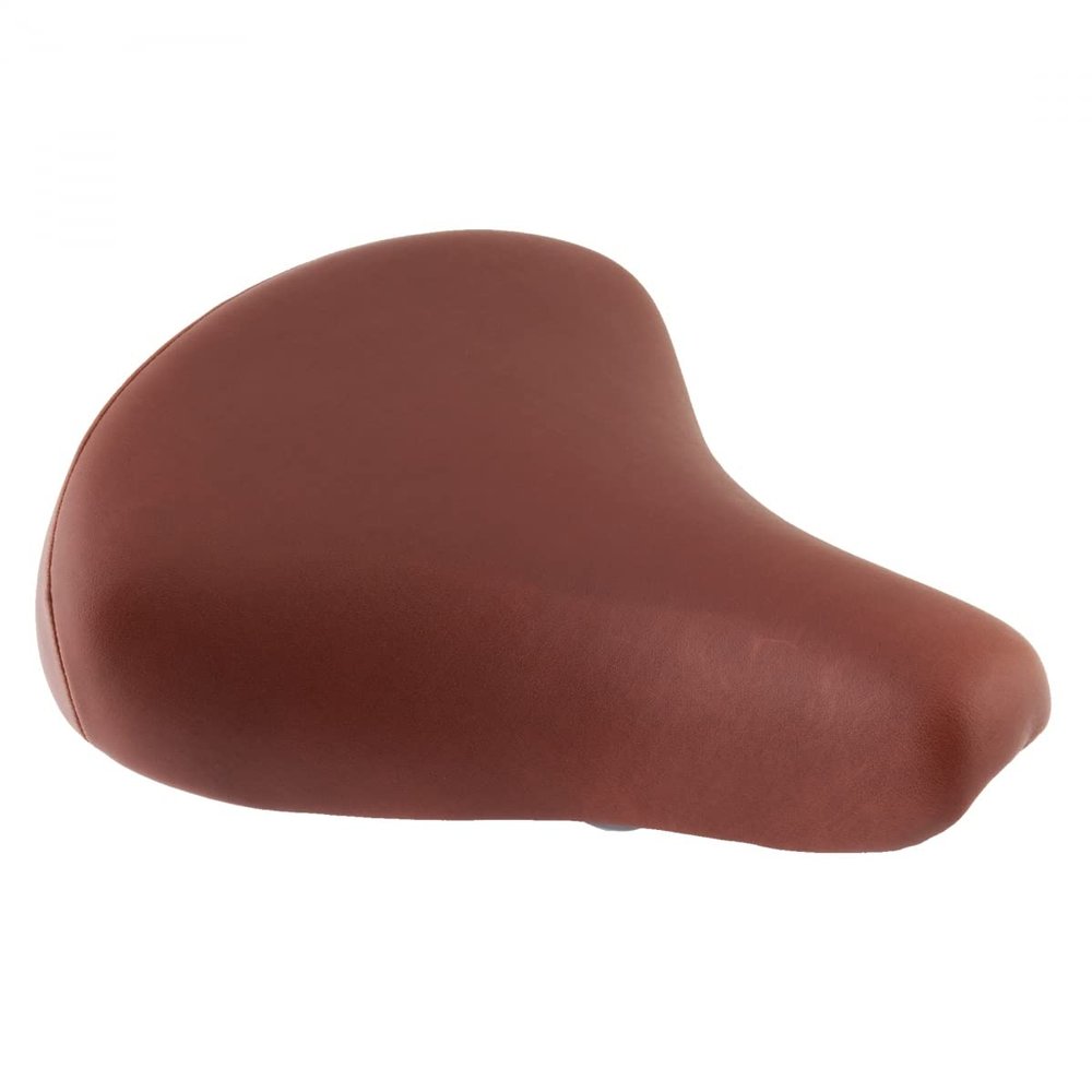 Pure Cycles Comfort Comfy Bike Seat with Springs, Brown