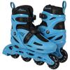 C SEVEN Adjustable Inline Skates for Kids  Expandable Boot with Safety Button, Dual Buckle Support, Comfortable Cushioned Lining (Azure Blue, Youth 13- Kids 3) view 4