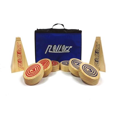 Rollors Game & Expansion Pack - 12 Total Playing Disks - The #1 Lawn Game for Summertime Fun, Tailgating, Camping, Parties, BBQs, Picnics & Beach Days