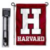 Crimson Logo Garden Flag with Stand Holder view 1
