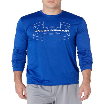Under Armour Men's Training Vent Graphic Long Sleeve T-Shirt, Royal (400)/Black, 3X-Large