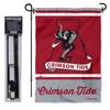 Alabama Crimson Tide Vintage Retro Throwback Garden Flag with Stand Holder view 2