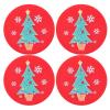 Hockey Replacement Pucks, 4Pcs 75mm Hockey Pucks, Christmas Lightweight Resin Air Hockey Table Accessory for Tables Game Entertainment Equipment view 1