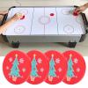 Hockey Replacement Pucks, 4Pcs 75mm Hockey Pucks, Christmas Lightweight Resin Air Hockey Table Accessory for Tables Game Entertainment Equipment view 3