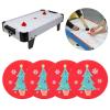Hockey Replacement Pucks, 4Pcs 75mm Hockey Pucks, Christmas Lightweight Resin Air Hockey Table Accessory for Tables Game Entertainment Equipment view 4