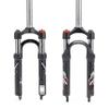BUCKLOS 20 inch Coil Folding Bike Suspension Fork, Travel 50mm 28.6mm Threadless Straight Tube QR 9mm Crown Lockout Disc Brake Front Forks view 1