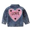 Toddler Kid Baby Boys Girls Denim Jacket Long Sleeve Button Down Jeans Coat Cowboy Overcoat Basic Hoodie Casual Outwear - blue - 18-24 Months view 1