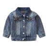 Toddler Kid Baby Boys Girls Denim Jacket Long Sleeve Button Down Jeans Coat Cowboy Overcoat Basic Hoodie Casual Outwear - blue - 18-24 Months view 3