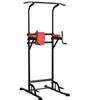 HYD-Parts Power Tower Heavy Duty Adjustable Dip Station Multi-Function Strength Training Workout Equipment for Home GymBlack&Red view 1
