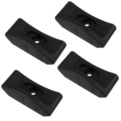 BESPORTBLE Dumbbell Holder 4pcs Dumbbell Rack Support Black Storage Shelves Shelf Holder Kettlebell Storage Rack Fitness Small Floor Stand
