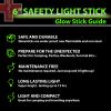 25 Ultra Bright Green Glow Sticks - Individual Packed With Lanyard - For Camping, Emergency Survival - Glow Lights for Blackouts, Hurricane and Storms- 6 Inch Chem Light Sticks with 12 Hour Duration view 3