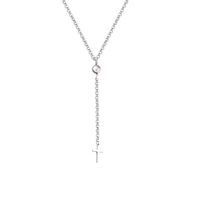 Belingry Dainty Cross Christian Gift Mustard Seed Cross Y Necklace Inspirational Jewelry