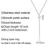 Belingry Dainty Cross Christian Gift Mustard Seed Cross Y Necklace Inspirational Jewelry view 2