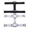 2Pcs Adjustable Elastic PU Leather Punk I-shaped Thigh Garter Belts Leg Rings Leg Garters for Women view 1