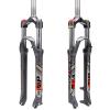 BUCKLOS 26/27.5/29 MTB Suspension Fork Travel 100mm, 28.6mm Straight Tube QR 9mm Crown Lockout Aluminum Alloy XC Mountain Bike Front Forks view 1