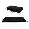 DORTALA Gymnastics Mat, 4'x10' Foldable Gym Exercise Mat with Carrying Handles, 4 Panel Folding Non Slip Mat for Home Gymnastics, Yoga, Fitness, Stretching Training,Tumbling, Black view 3