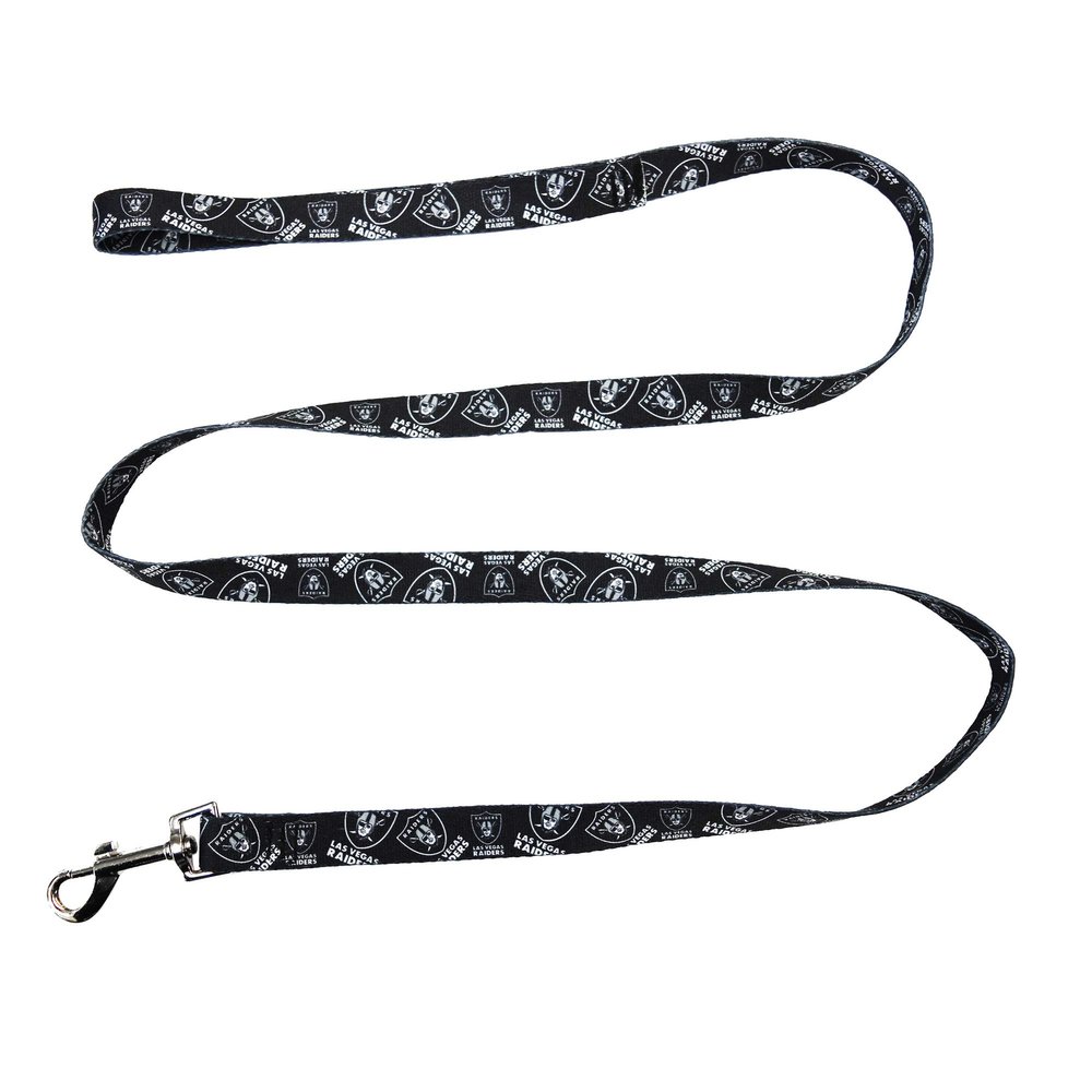 Littlearth NFL Las Vegas Raiders Pet Lead, Team Color, INCH