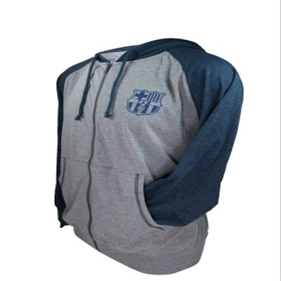 Icon Sports Compatible with FC Barcelona Zipper Official Soccer Summer Hoodie 002 -M