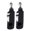 ASENVER 2 Pack Golf Carry Bag with Tee Holder Pouch, Light Weight Hook, Portable Golf Ball Storage Bag for 3 Balls 3 Tees (Black+Black) view 1