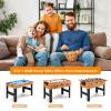 GYMAX 3 in 1 Multi Game Table, 49 Inch with Foosball Hockey & Billiards, Competition Sized Combo Game Table for Home, Game Room, Bar, Party, Club view 2