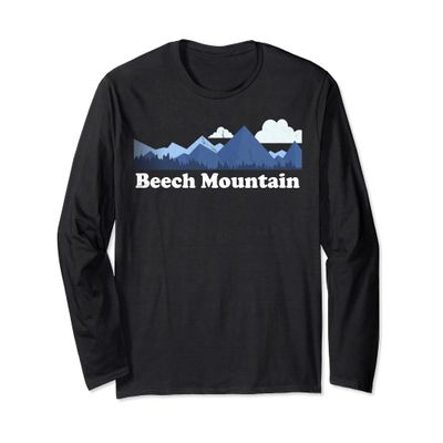 Beech Mountain North Carolina Blue Ridge Mountains NC Long Sleeve T-Shirt