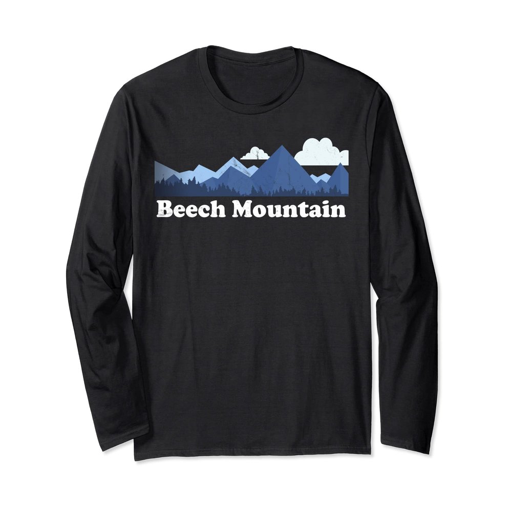 Beech Mountain North Carolina Blue Ridge Mountains NC Long Sleeve T-Shirt