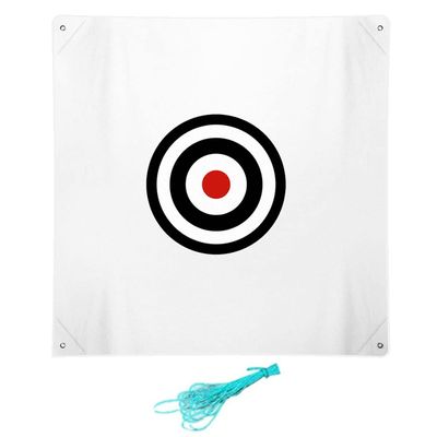 ASENVER 58" x 58" Golf Target Cloth - Hitting Practice Target for Indoor/Outdoor Training (White)