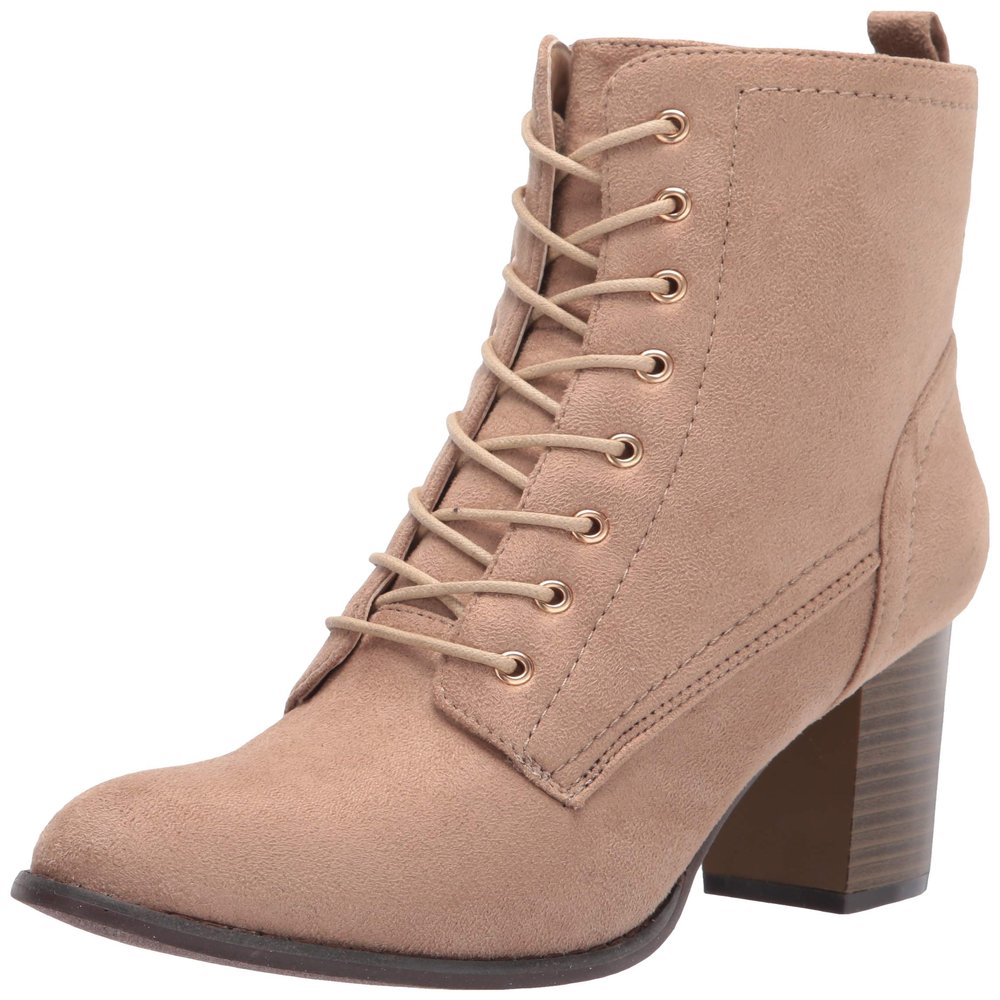 Journee Collection, Women's, Baylor Bootie, Taupe, 7.5, Medium