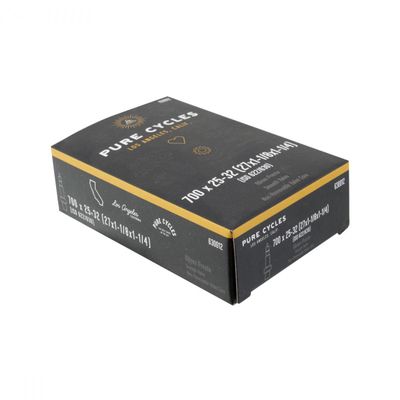 Pure Cycles Standard Presta Tubes Pure 700 x 25-32 27 x 1-1/8 x 1-1/4 PV60/SMTH/NRC FFW25mm
