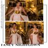 Avidlove Bridal Lingerie Women Lingerie Deep V Neck Nightwear One Piece Sexy Nightgowns Mosaic Lace Mesh Dress White view 2