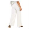 INC Womens High Rise Flare Wide Leg Pants White 6 view 2