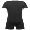 Alvivi Men's Short Sleeves Zipper Shirt Top Boxer Briefs Workout Gymnastics Leotard Bodysuit Black(Crotch) XX-Large view 2
