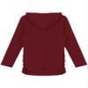 Yartina Maternity Hoodie Long Sleeve Shirts Casual V Neck Top Pregnancy Sweatshirt Tunics Red Small view 4