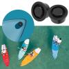 PVC Surfboard Exhaust Valve, M12X Screw-in Vent Hole, Black White, 32mm Top Diameter, 2-Pack for Stand Up Paddleboards Boats view 3