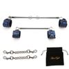 EXREIZST Expandable 2 Silver Spreader Bar with 4 Adjustable Blue Straps Tools Kit for Home view 2