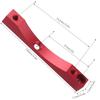 Alomejor Electric Scooter Brake Adapter,red Aluminum Alloy Brake Upgrade with Screws and Rings,Brake Adapter for Scooter commuters,Urban Travelers,Riders view 2
