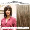 Bundle - 5 Items: Nima by Noriko, Christy's Wigs Q & A Booklet, 2oz Travel Size Wig Shampoo, HD Smooth and Wide Tooth Comb - Color: Red Brown view 2