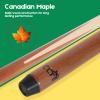 LING LI TE LLT 36" 1-Piece Canadian Maple Billiard Pool Cue Stick- 4-Prong House/Bar Cue Stick view 2