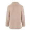Andongnywell Women Long Sleeve Casual Lapel Fleece Fuzzy Faux Shearling Warm Winter Jackets Granulated Fleece Coat (Apricot,Medium) view 4