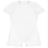 Moily Men's Casual Sports Jumpsuit One-Piece Short Sleeve Wrestling Singlet Romper Bodysuit White Medium view 3