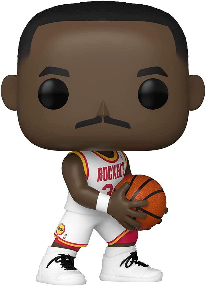 Funko POP NBA: Legends - Hakeem Olajuwon (Houston Rockets Home Jersey) Collectible Vinyl Figure,Multicolor