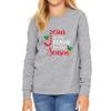 Jesus is The Reason for The Season Christmas Candy Cane Youth Boy Girl Long Sleeve T-Shirt view 2