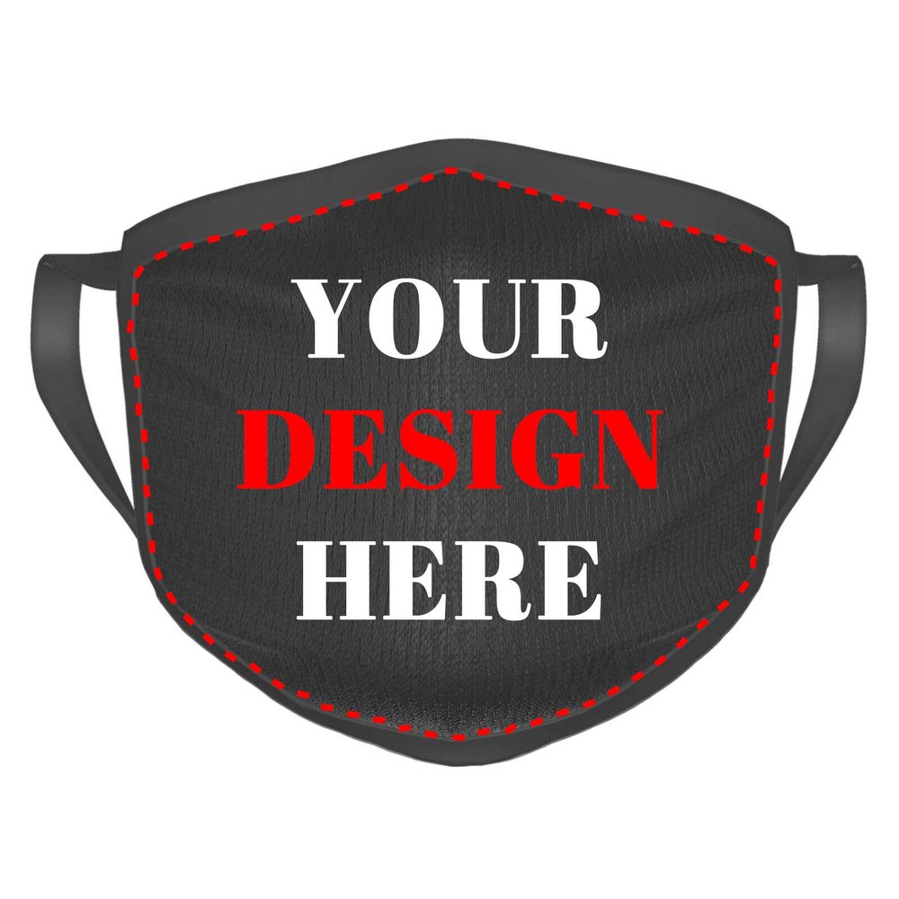 Mubog Custom Dust Face Masks,Personalized Mouth Cover Design,Add Your Own Image/Text Balaclavas for Men/Women one size
