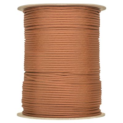 The Paracord Store | Type III 550 Paracord - 1000 FT Spool, Rust | Heavy Duty 7 Strand Tactical Paracord - USA Made Nylon Outdoor Parachute Cord for Camping, Fishing & More - Survival Cord
