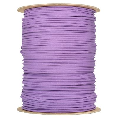The Paracord Store | Type III 550 Paracord - 1000 FT Spool, Lilac | Heavy Duty 7 Strand Tactical Paracord - USA Made Nylon Outdoor Parachute Cord for Camping, Fishing & More - Survival Cord